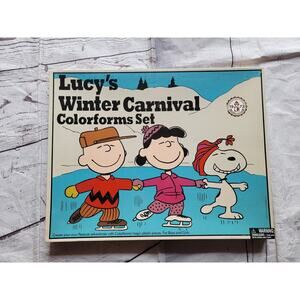 Lucy's winter carnival colorforms set 2017 reproduction of 1972 original